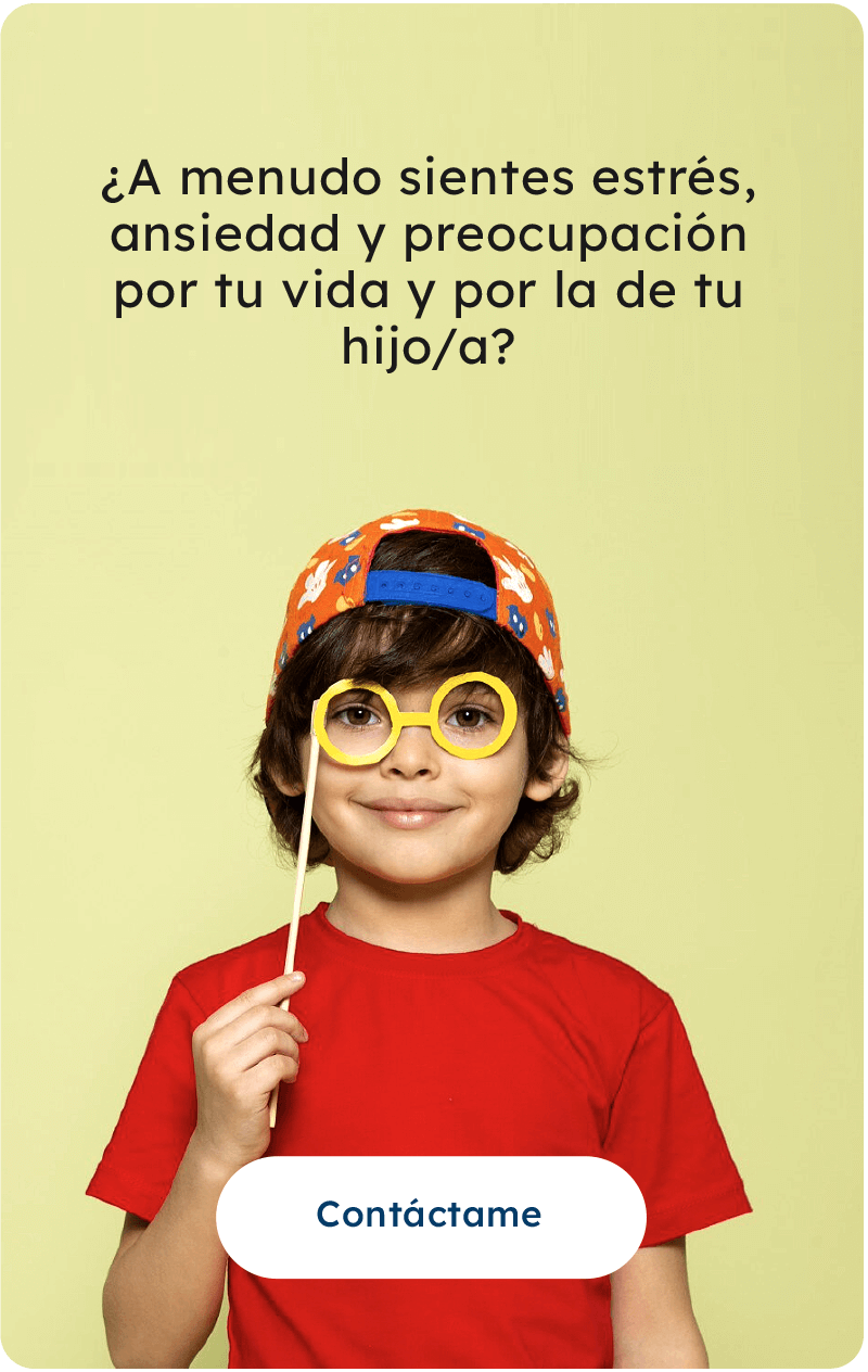 ¿A menudo sientes estrés, ansiedad y preocupación por tu vida y por la de tu hij@?